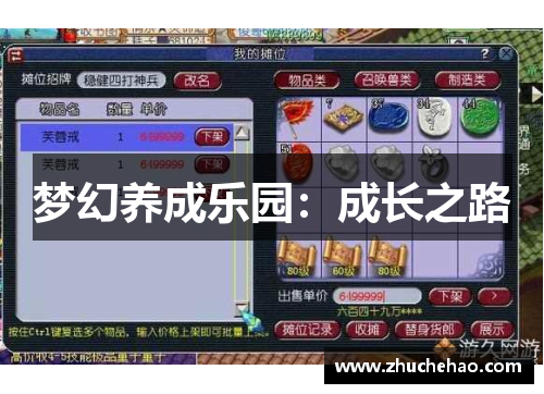 梦幻养成乐园：成长之路
